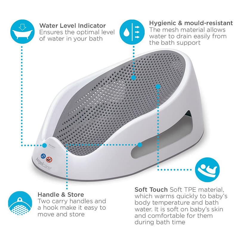 Embrace Safety: A Comprehensive Look at Angelcare Baby Bath Support 2 Understanding the Design Features of Angelcare Baby Bath Support